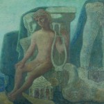 Felicjan Szczęsny Kowarski, Efeb, olej, płótno, 151x225, 1947